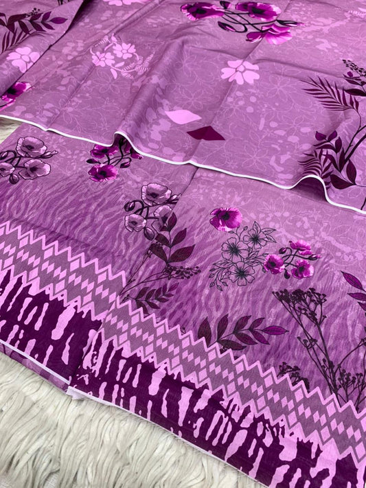 2Pc Lawn Kameez & Dupatta Vol-3205