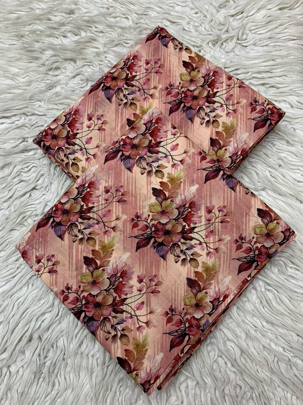 2Pc Bana Dora Print Lawn Suit Vol-535