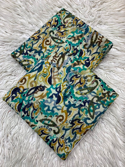 2Pc Al Karam Lawn Printed Suit Vol-533