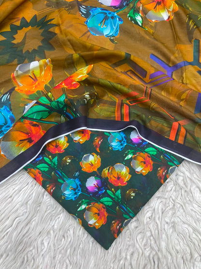 3Pc Same Digital Printed Lawn Suit 879