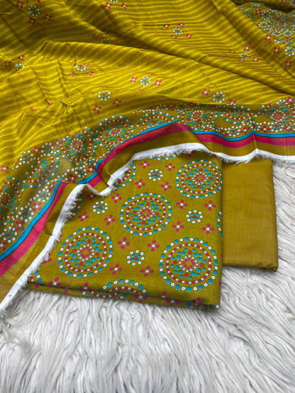 3Pc Lawn Digital Printed Unstitched Suit 15