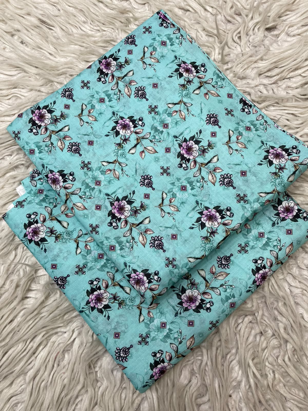 2Pc Same Printed Lawn Suit 495
