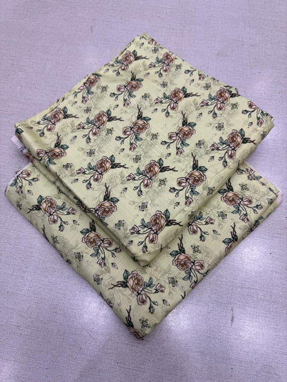2Pc Kamal Slub Allover Unstitched Suit 61
