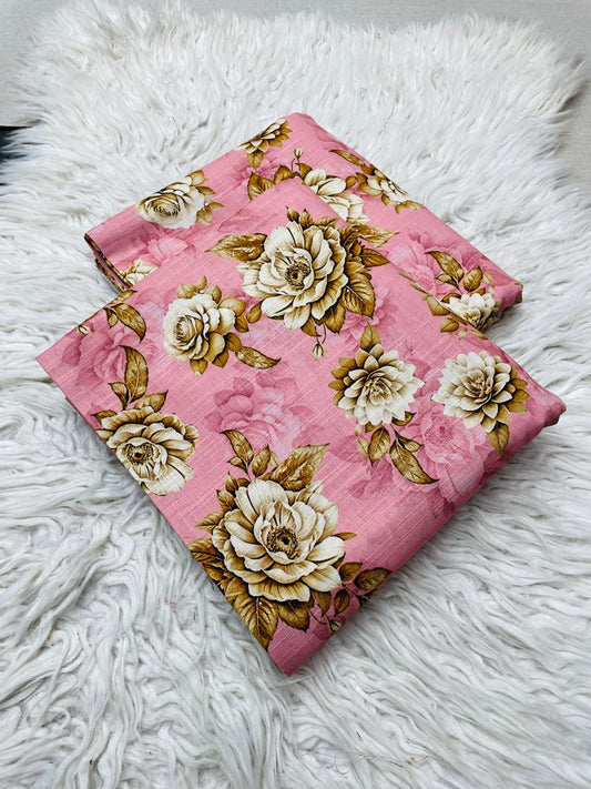 2 PC Slub Khaddar Allover Unstitched Suit Vol-0120