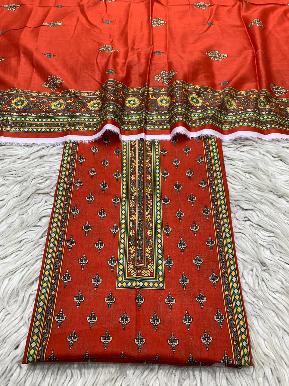SAPPHIRE 2Pc Lawn Kameez & Dupatta Unstitched Suit Vol-0150