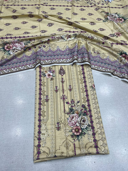 2Pc Staple Kameez & Dupatta Unstitched 63