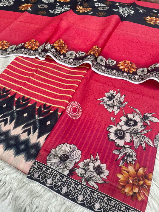 2Pc  Civic Lawn Kameez & Dupatta Vol-3200