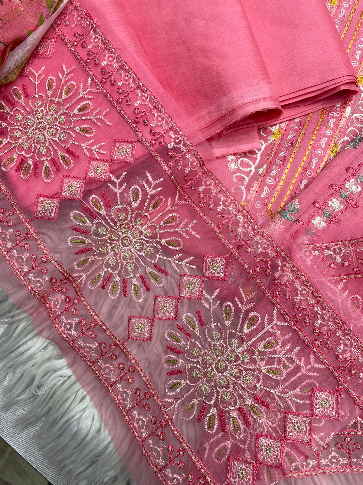 3Piece Unstitched Embroidered Ricamo