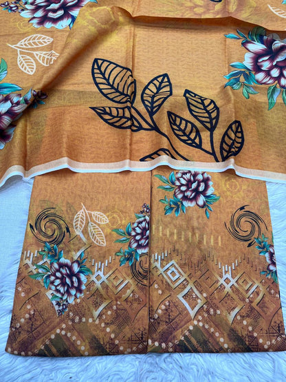2Pc  Civic Lawn Kameez & Dupatta 3190