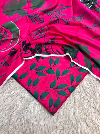 3Pc Same Digital Printed Lawn Suit 15