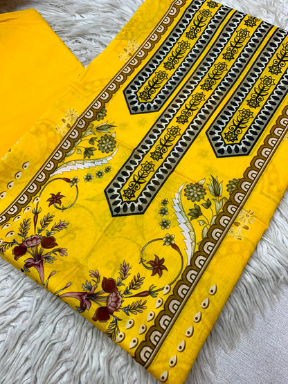 2Pc Printed Lawn Unstitched Suit 68