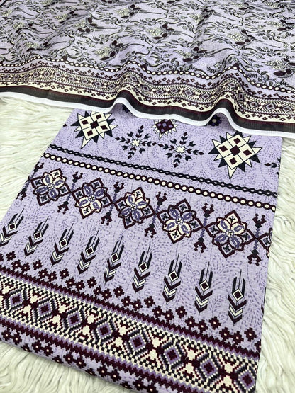 2Pc Lawn Bana Dora Kameez & Cortrai Duppata 3197