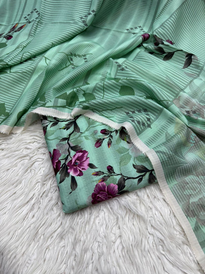 3Pc Linen Bana Doria Suit VOL - 0073