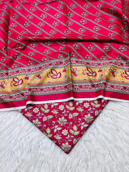 3Pc Crystal Linen Allover Suit Vol-0121