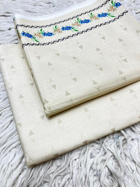 2Pc Lawn Digital Printed Suit Vol-6145