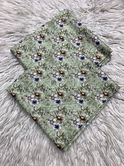 2Pc Lawn Digital Printed Unstitched Suit Vol-15