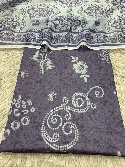 2Pc Chamki Lawn Kameez & Duppata Lawn Digital Printed Suit Vol-3224