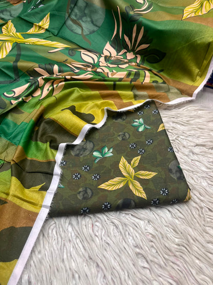 3Pc Same Digital Printed Lawn Suit 15