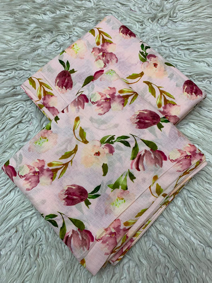 2Pc Bana Dora Print Lawn Suit Vol-535