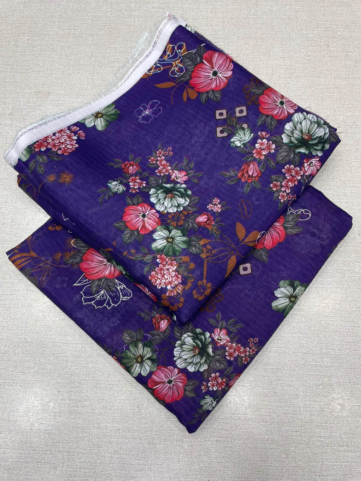 2Pc Bana Doria Lawn Unstitched Suit 552