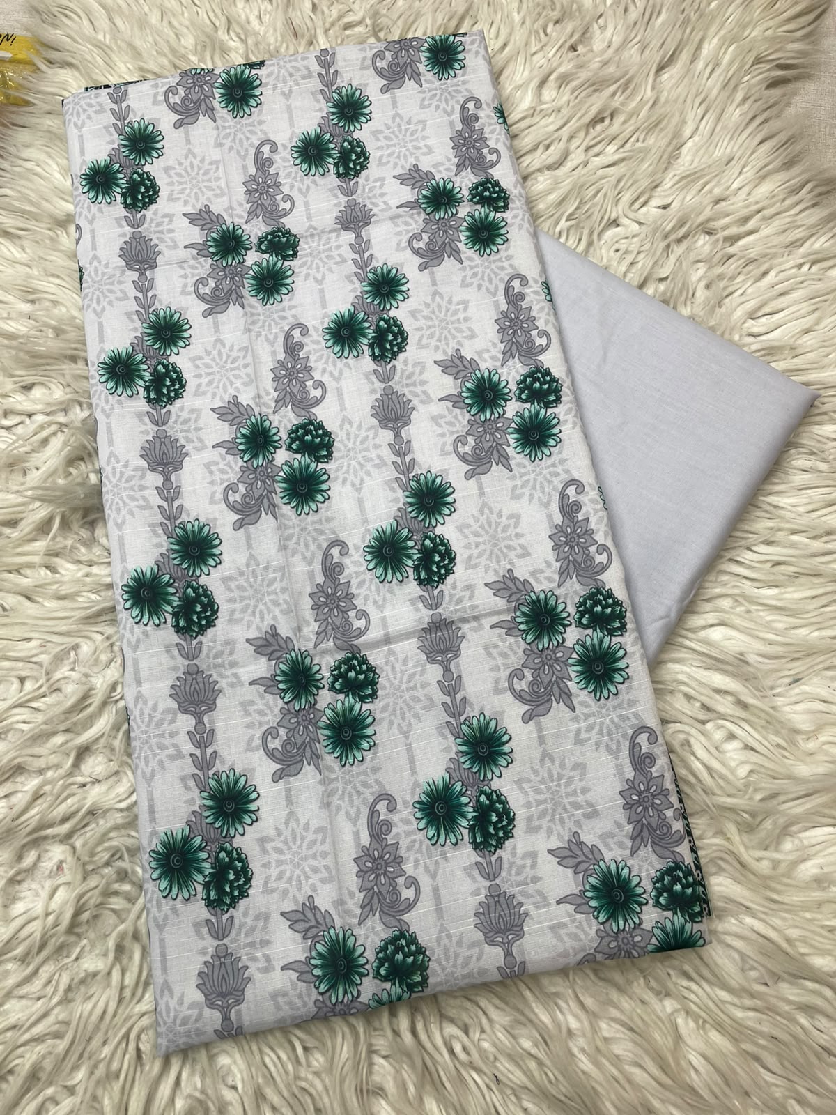2Pc Printed Lawn Unstitched Suit 1250
