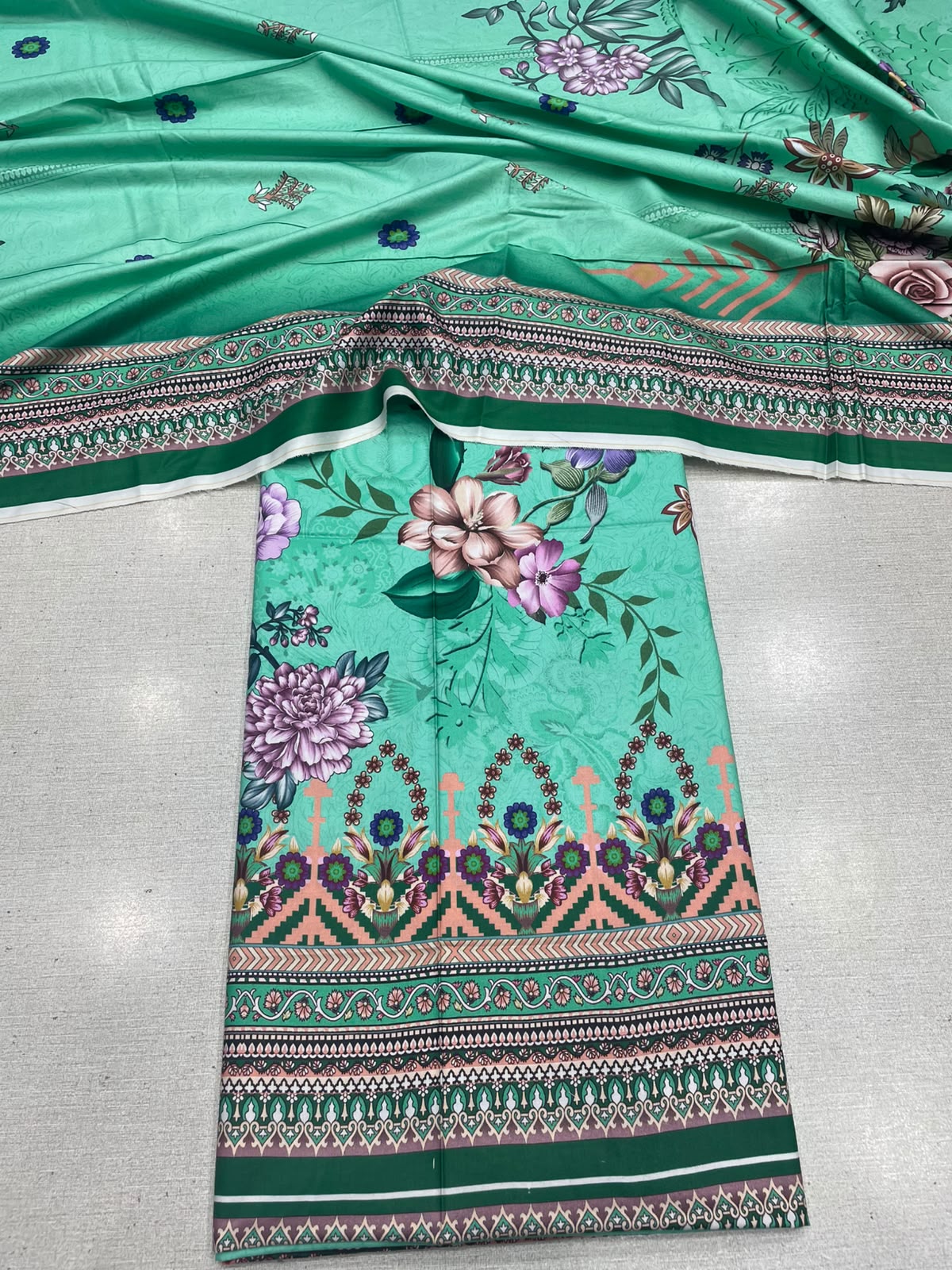 2Pc Staple Kameez & Dupatta Unstitched 63