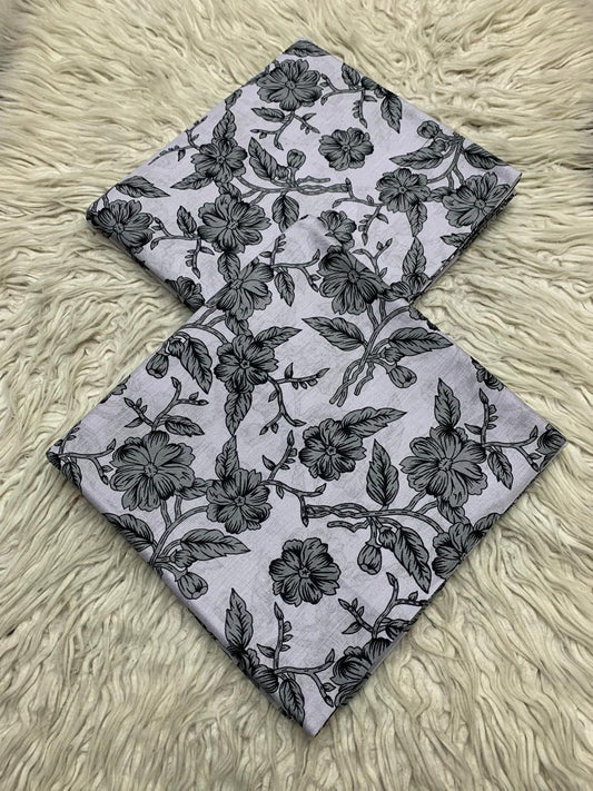 Bin Saeed 2Pc Lawn Digital Printed Unstitched Suit Vol-0159