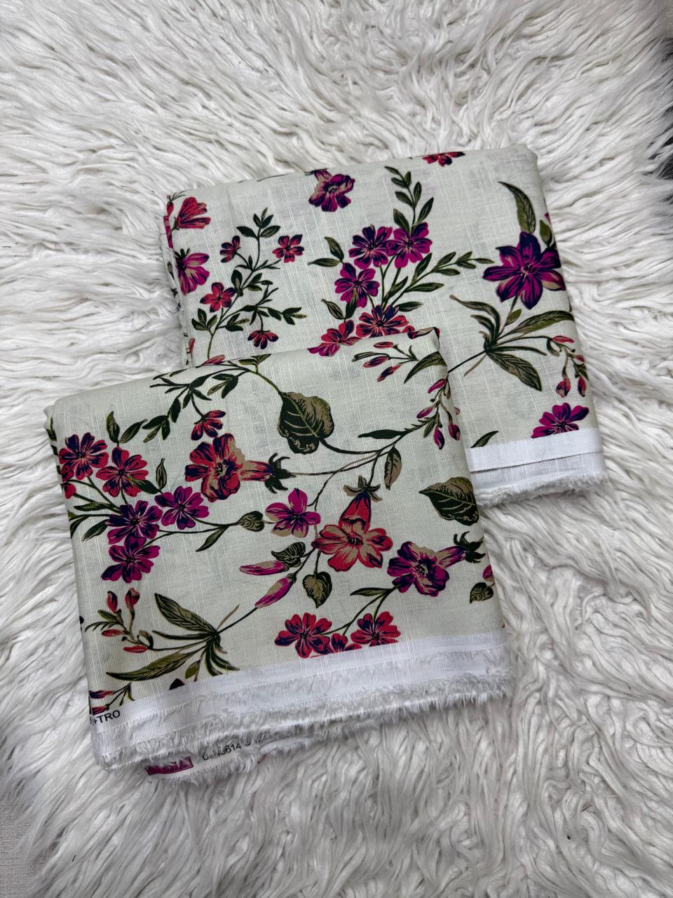 2Pc Slub Khaddar Allover Suit - #43614