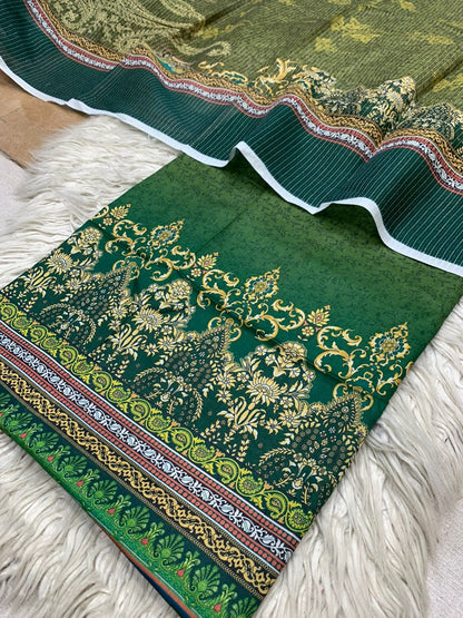 2Pc Lawn Kameez & Dupatta Printed Suit Vol-620