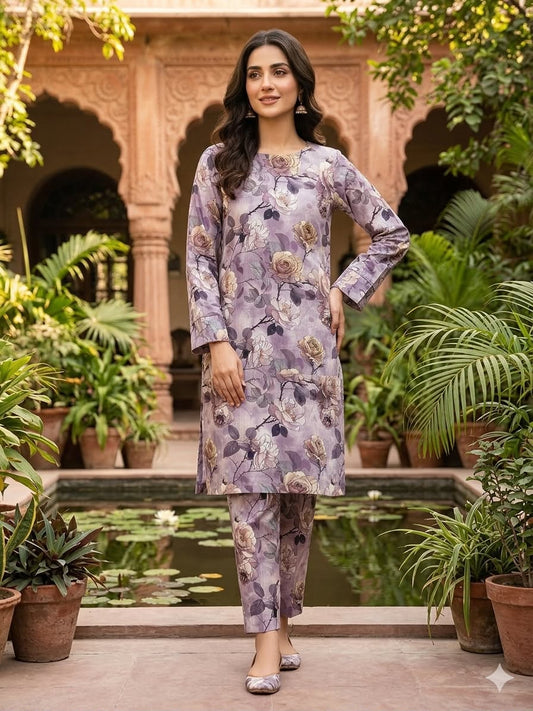 Gul Ahmad 2Pc Lawn Bana Dora Suit  495