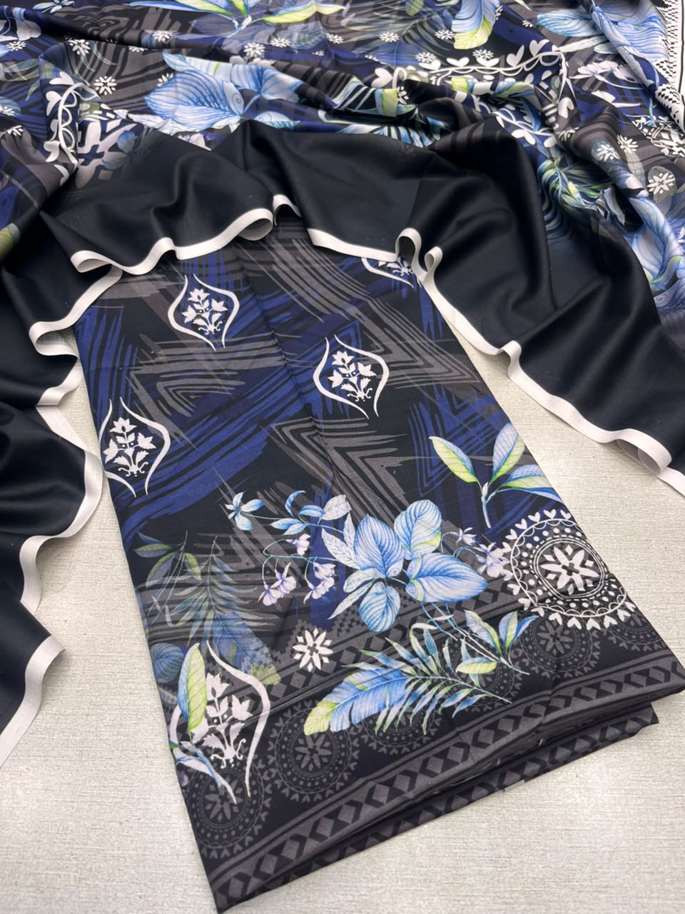 2Pc Staple Kameez & Dupatta Unstitched Suit 04