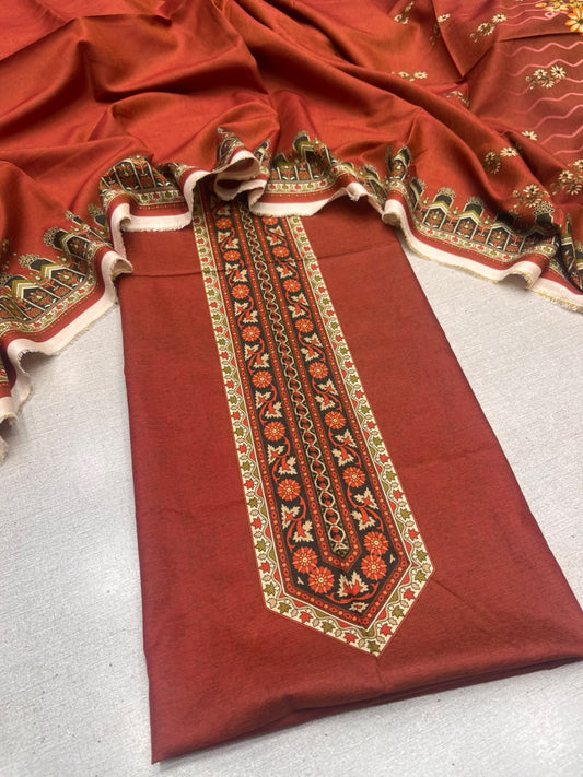 2Pc Staple Shamray Kameez & Dupatta Suit 79