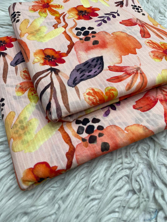 2Pc Lawn Bana Dora Digital Printed Suit Vol-21