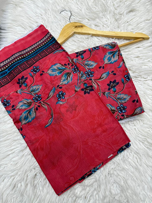 3Pc Lawn Bana Dora Suit #773