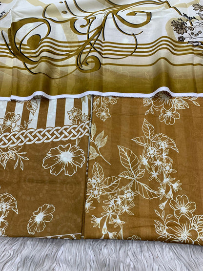 2Pc Supima Lawn Kameez & Duppata Printed Suit  Vol-3213