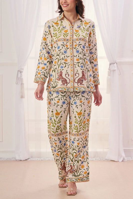 Lawn Co-Ord Set Vol-682