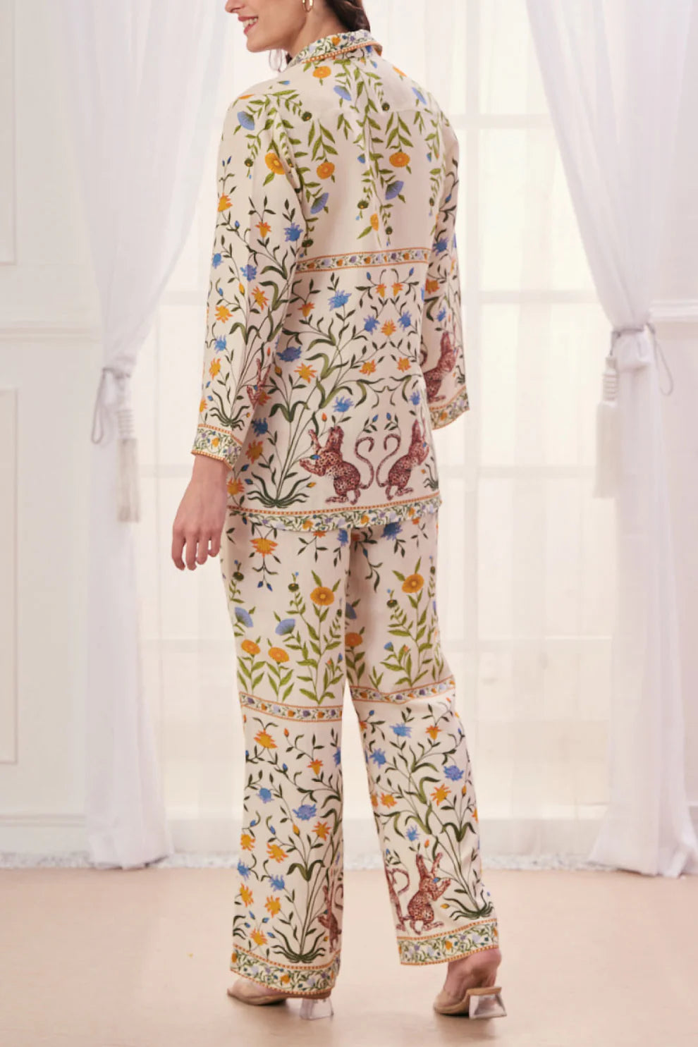 Lawn Co-Ord Set Vol-682