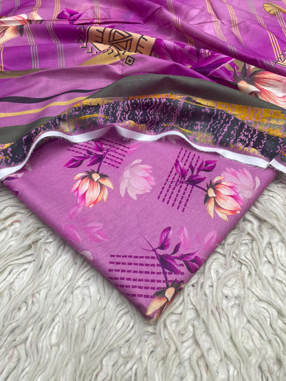 3Pc Same Digital Printed Lawn Suit 490