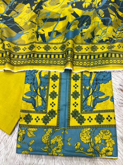 3Pc Executive Lawn Digital Printed Unstitched Suit Vol-05