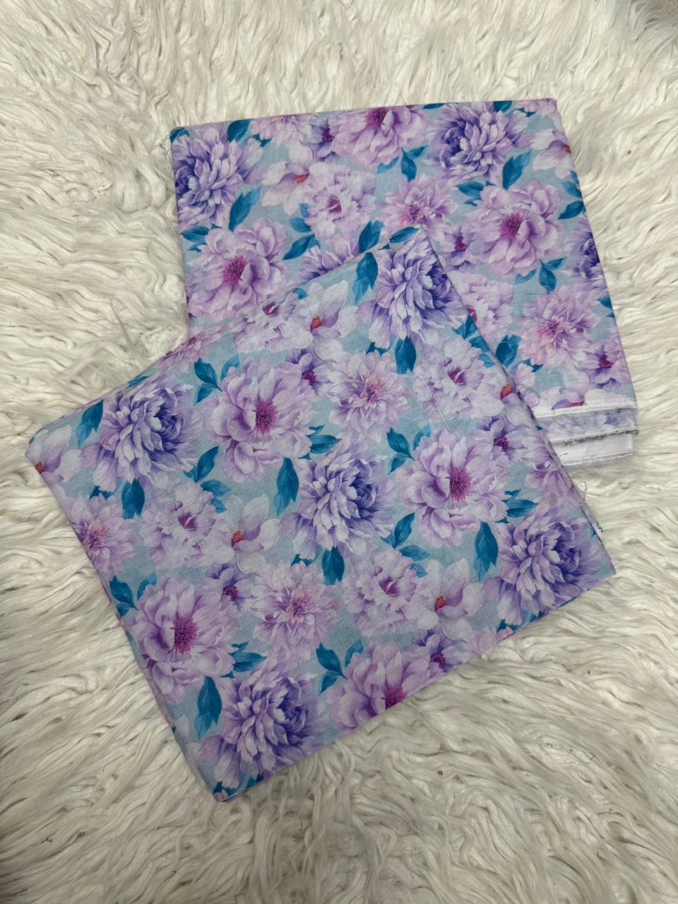 2Pc Lawn Allover Suit #41003