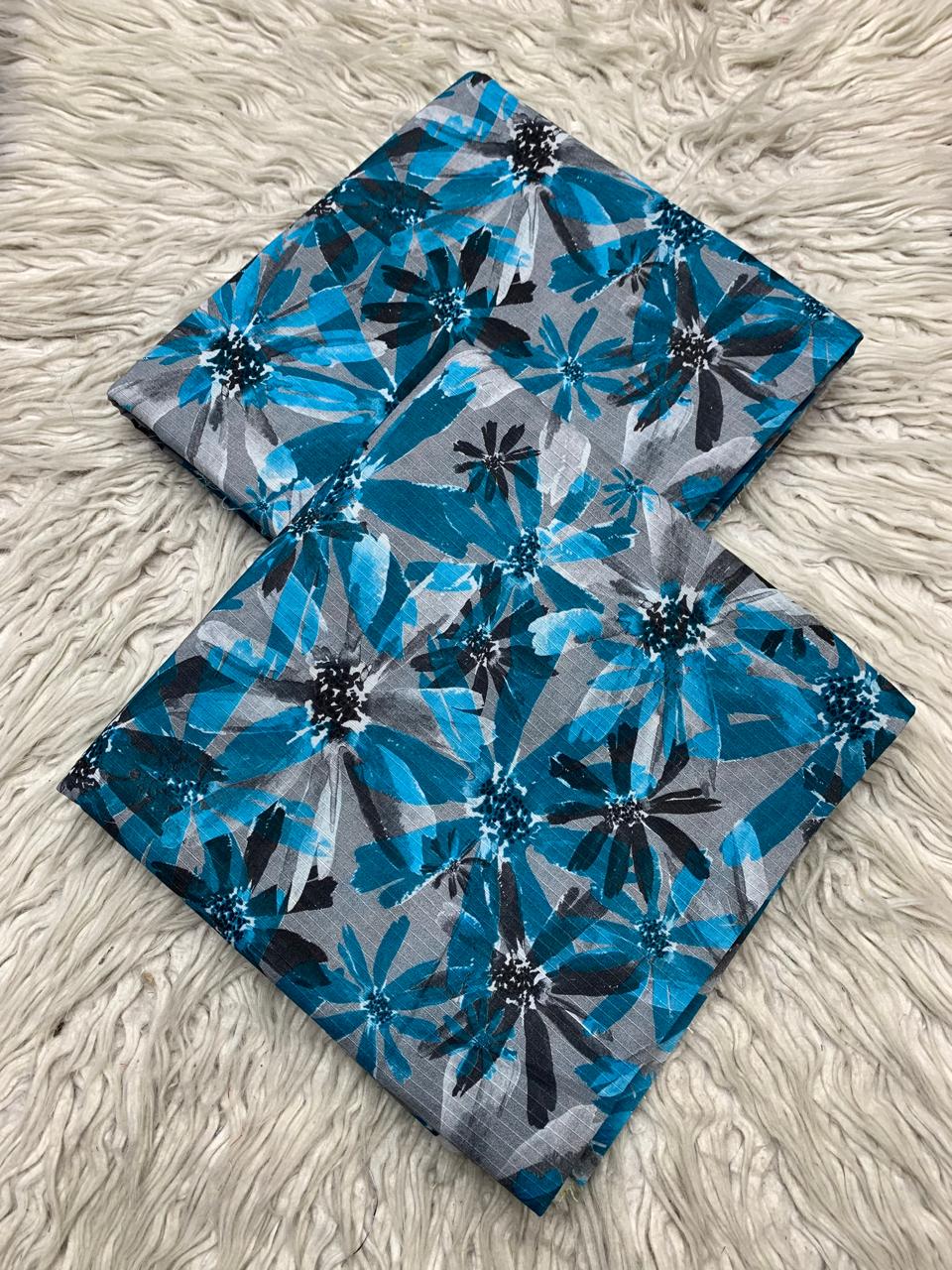 2Pc Sapphire Lawn Bana Dora  Unstitched Suit Vol-479