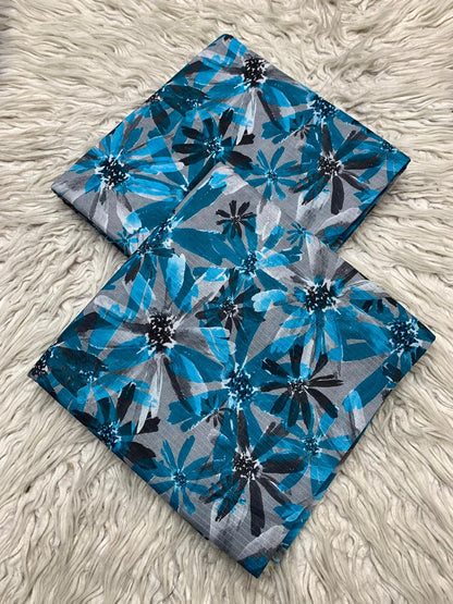 2Pc Sapphire Lawn Bana Dora  Unstitched Suit Vol-479