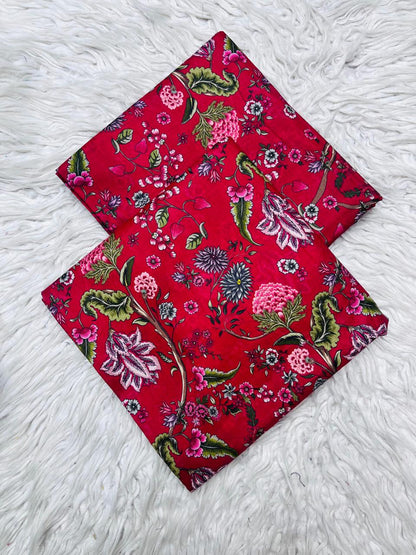 2Pc Crystal Linen Allover Suit Vol-0121