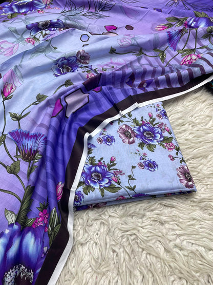 3Pc Same Digital Printed Lawn Suit 15
