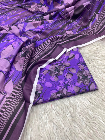 3Pc Same Digital Printed Lawn Suit 487
