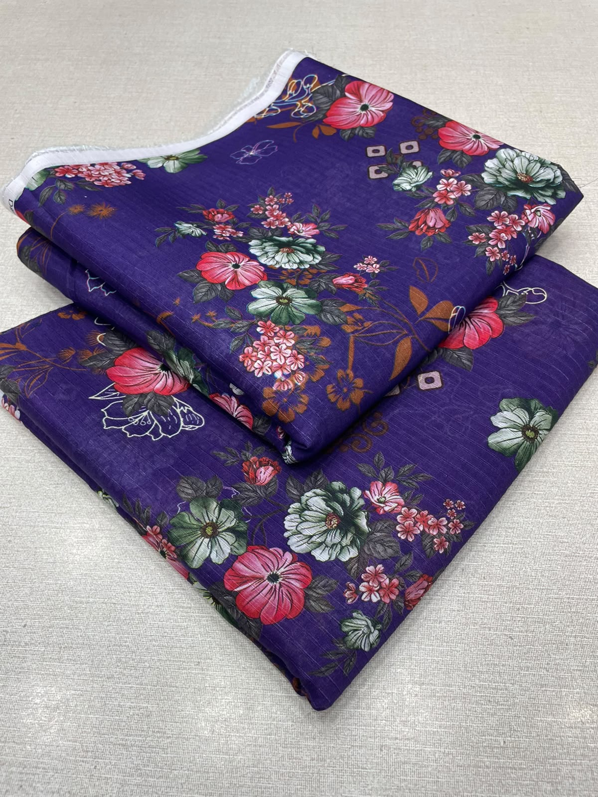 2Pc Bana Doria Lawn Unstitched Suit 552
