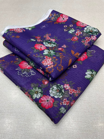 2Pc Bana Doria Lawn Unstitched Suit 552