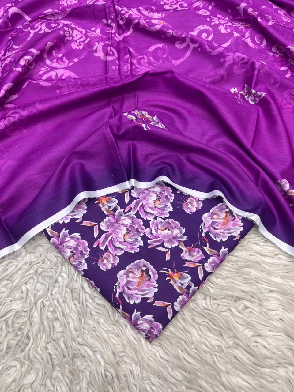 3Pc Same Digital Printed Lawn Suit 15