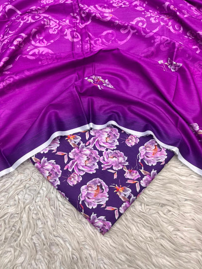3Pc Same Digital Printed Lawn Suit 15