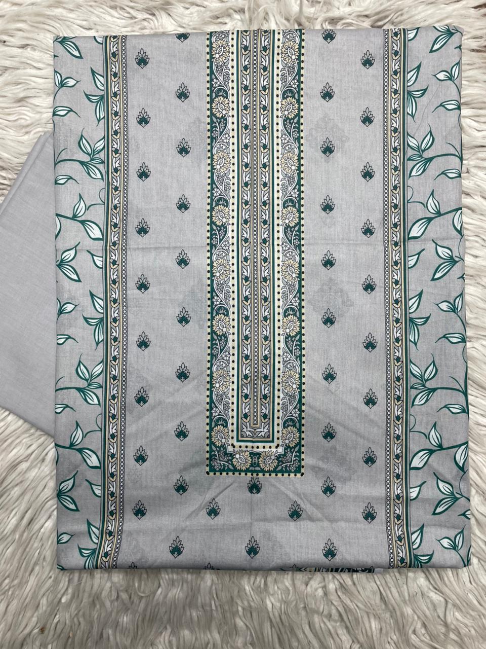2Pc Printed Lawn Dyed Trouser  Vol-0149